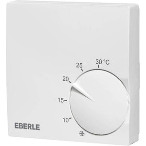 B-Ware Eberle Raumthermostat Aufputz RTR-S 6721-6 Heizen Kühlen 5-30°C Aktivweiß IP30