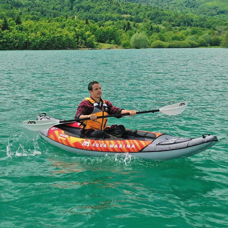 Aqua Marina Kajak Memba 330 Tourenkajak Boot 1er Set Paddel Zubehör orange - 6954521600215