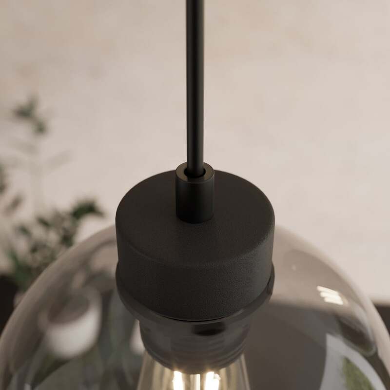 TK-Lighting Hängeleuchte Cubus LED Pendelleuchte dimmbar rauchgrau 3-flammig - 5901780528195