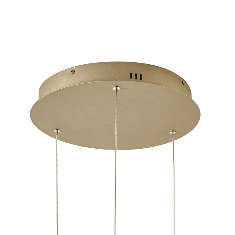 Quitani Hängeleuchte Aureon LED Pendelleuchte dimmbar gold 80cm Ø 3630 Lumen - 4255830917851
