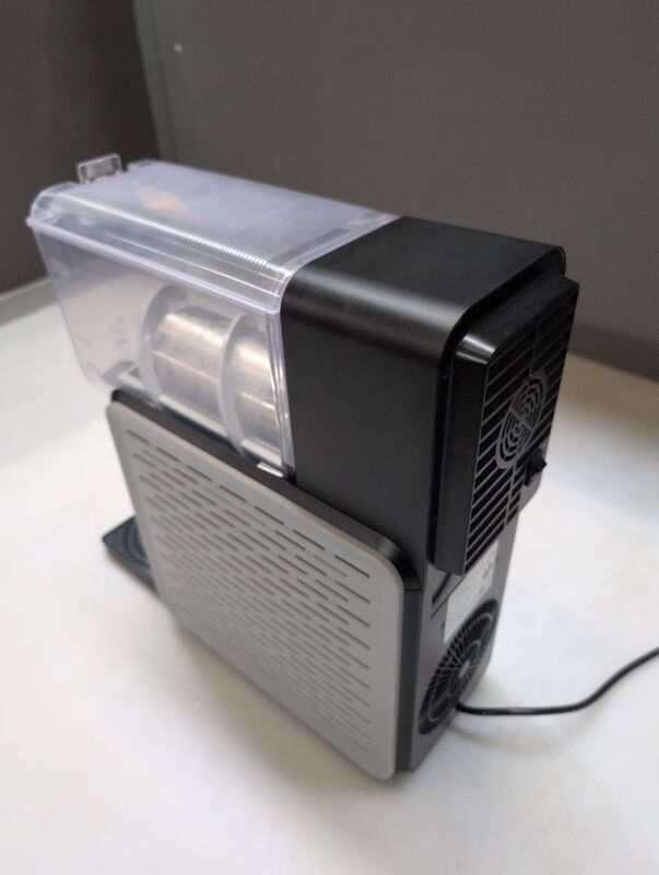 GOURMETmaxx Eismaschine Slush-Eis Frappé Milchshake Softeis 200W Schwarz-Grau - 4067522092056