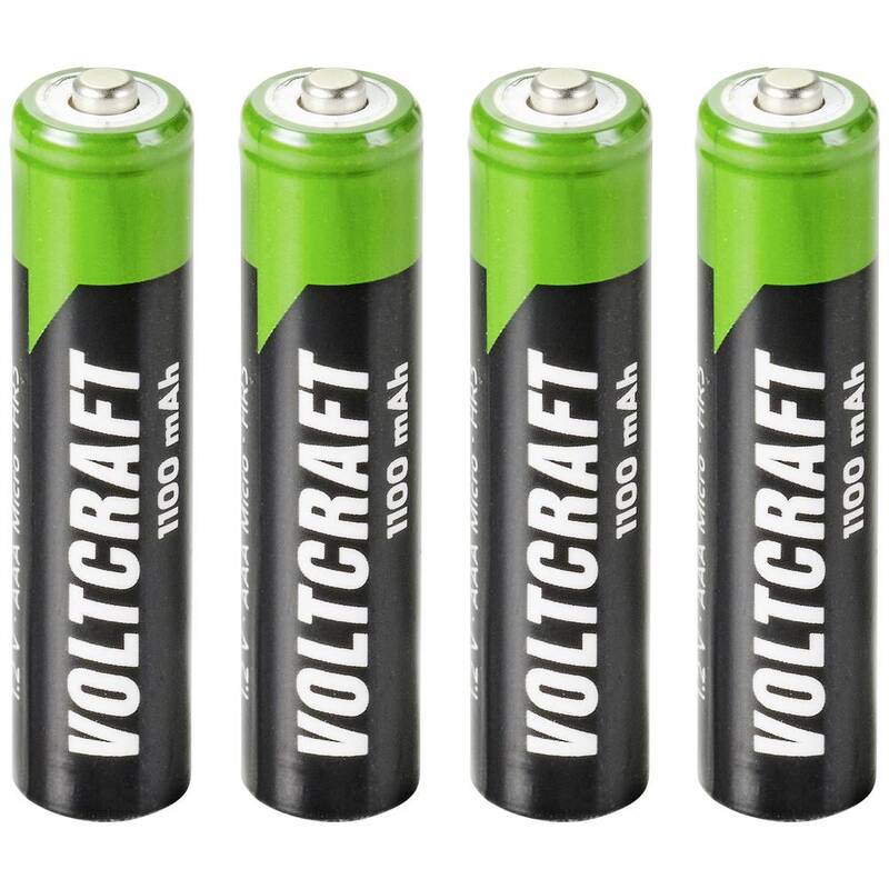 VOLTCRAFT HR03 SE Micro (AAA)-Akku NiMH 1100 mAh 1.2 V 503 STÜCK - 4064161195186