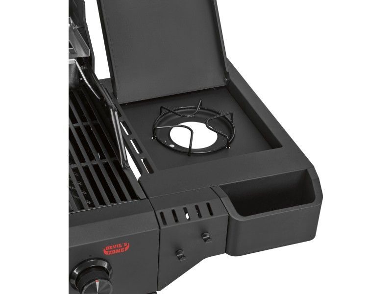 Jamestown Gasgrill KNOX Master Class 4-Brenner Gusseisen schwarz mit Abdeckhaube - 4007873299438
