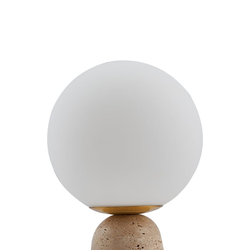 Lindby Tischleuchte Kirstan LED Lampe Tischlampe Leuchte Licht beige weiß 33cm - 4251911793741