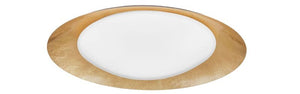 B-Ware Nova Luce Deckenleuchte Deckenlampe ZANO LED Blattgold Warmweiß dimmbar 50 cm