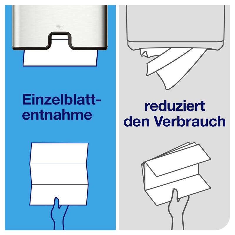 TORK Papierhandtuch Xpress Multifold 2-lagig Recyclingpapier 4740 Stück - 7322540723687