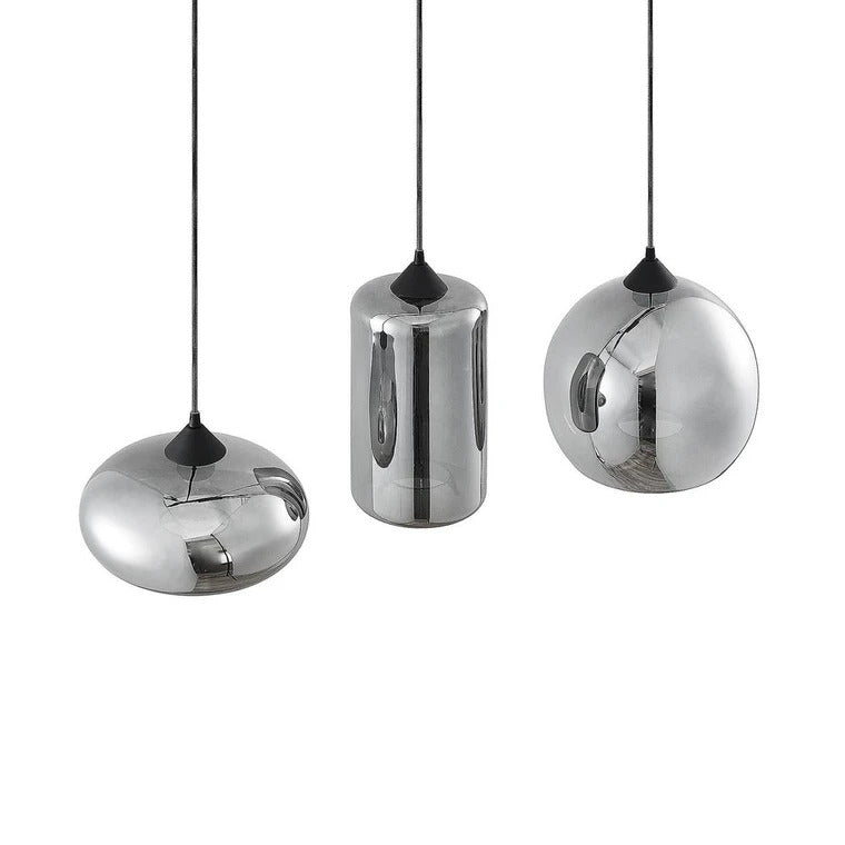 Lindby Arloris Pendellampe Pendelleuchte Lampe Leuchte 3 flammig Glasschirm 60W - 4251911743371