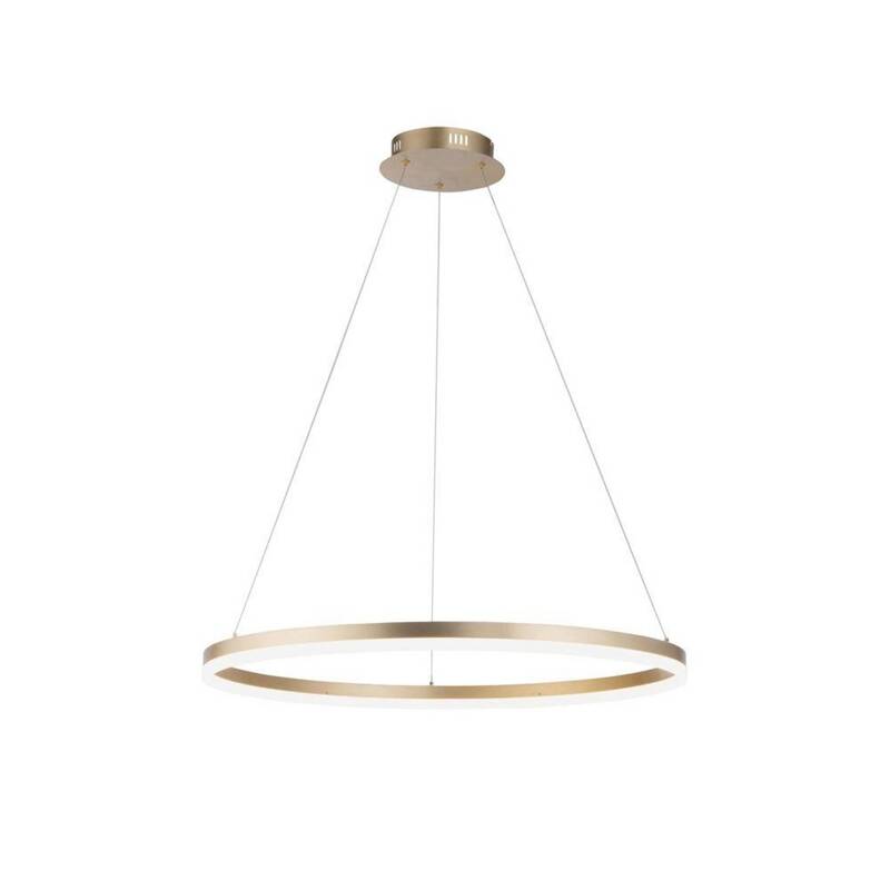 Paul Neuhaus Titus Hängelampe Pendelleuchte LED Deckenlampe messing Ø80cm - 4012248362877
