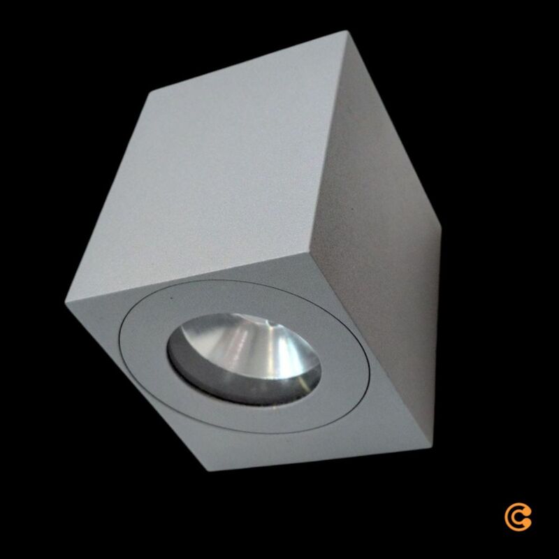 Nordlux Außenwandleuchte Canto Kubi 2.0 LED Gartenlampe Wandleuchte grau IP44 - 5701581483187