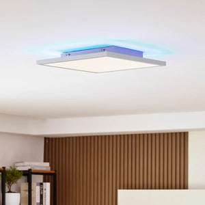B-Ware Arcchio LED Panel Brenda CCT dimmbar RGB Fernbedienung 40x40cm weiß Leuchte