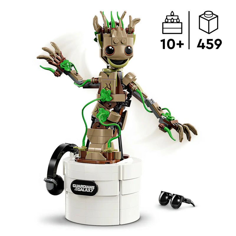 LEGO 76297 MARVEL SUPER HEROES Tanzender Groot 459 Teile ab 10 Jahren - 5702017601076
