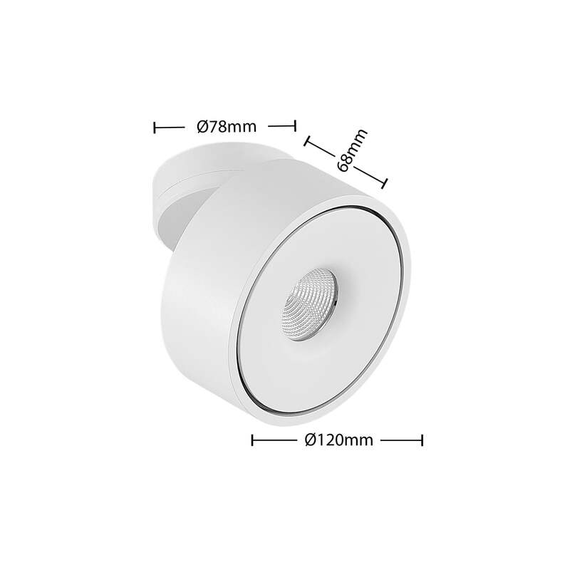 Arcchio Rotari LED-Deckenlampe weiß schwenkbar dimmbar 960 Lumen 15 W - 4251096579260