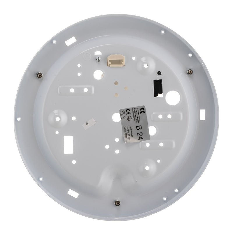 TK-Lighting Deckenleuchte Rondo grau LED Lampe dimmbar Metall Ø 30 cm 13 cm hoch - 5901780533328
