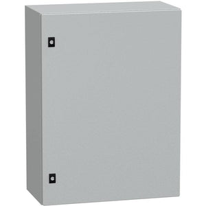 B-Ware Schneider Electric Tür NSYCRN86300 grau IP66 800x600mm Dreipunktverriegelung