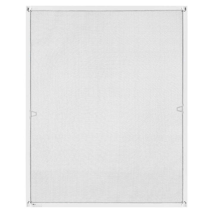 Fliegengitter Fenster Insektenschutz Aluminiumrahmen 110x130cm weiß Fiberglas - 4260304768501