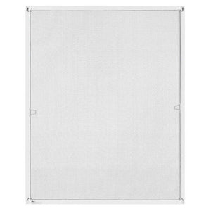 B-Ware Fliegengitter Fenster Insektenschutz Aluminiumrahmen 110x130cm weiß Fiberglas