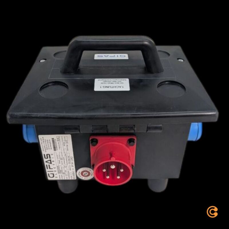 Gifas Electric CEE Stromverteiler Vollgummi 6206-25.00316G IP54 6 Steckdosen - 4251401406588