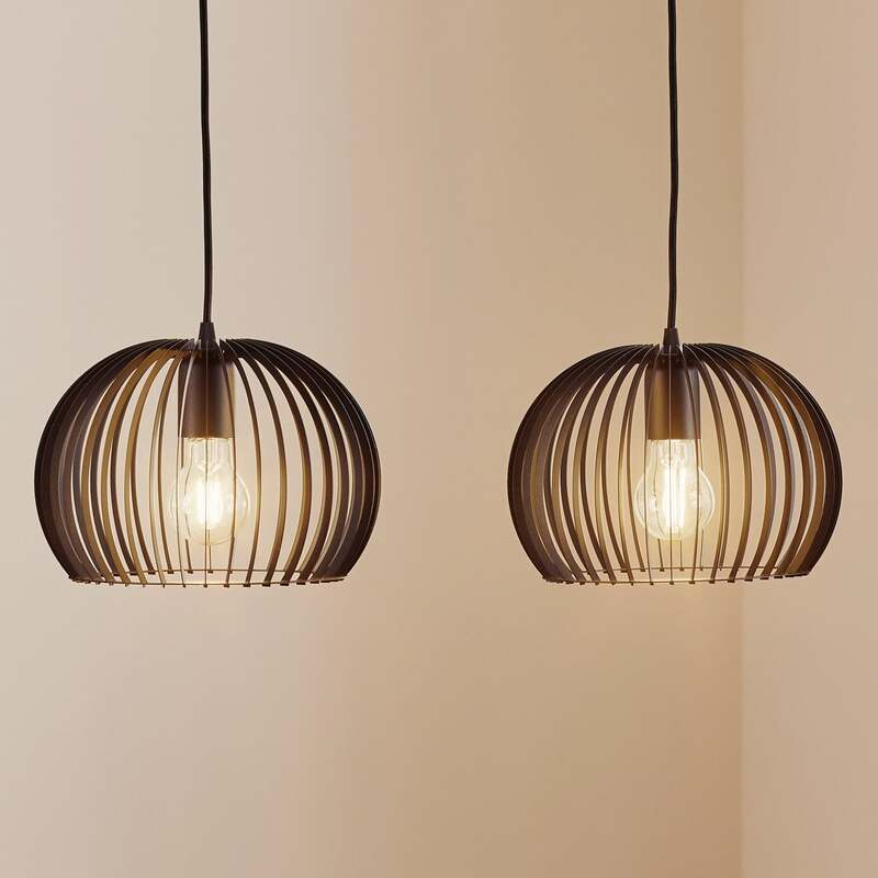 Euluna Hängeleuchte Larus schwarz Stahl LED Hängelampe Deckenlampe Lampe E27 - 5907623620477