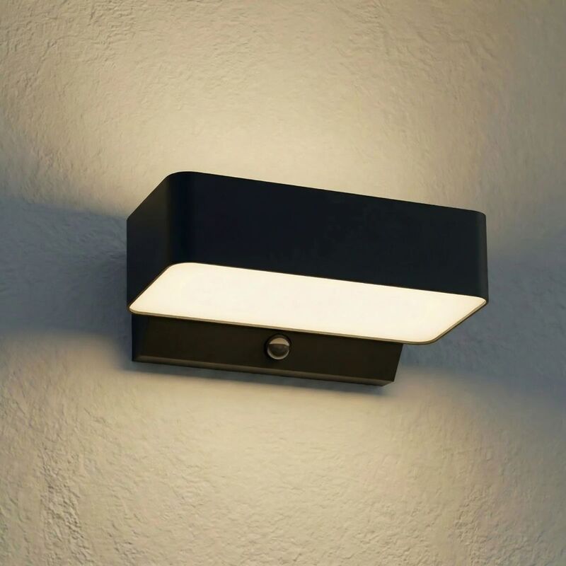 Lindby Außenwandleuchte Fando LED Wandleuchte Gartenlampe anthrazit 22,5cm IP44 - 4255830909023