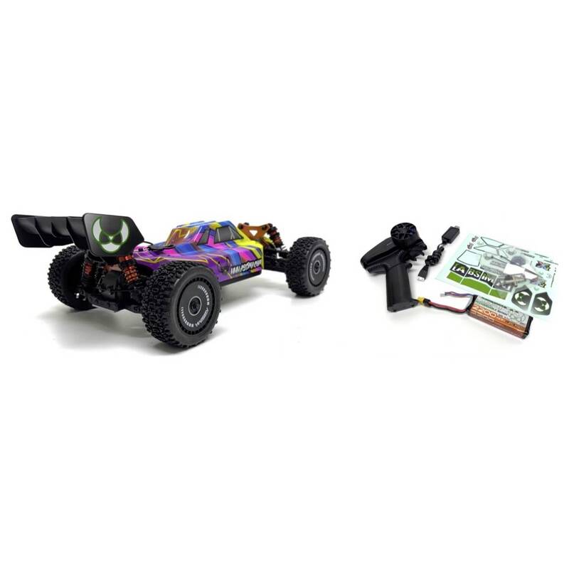 Absima 1:12RC Modellauto Buggy Elektro Allradantrieb Brushless Purple Neon Furry - 4250650963811
