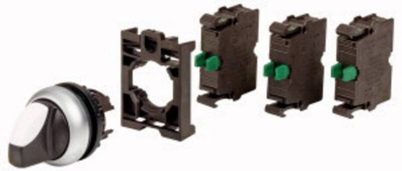 Eaton M22-WRK-3K10-BVP Wahlschalter Frontring Kunststoff Knebel Schwarz 1 St. - 4015081104529