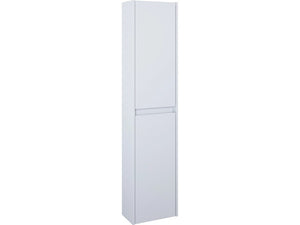B-Ware Maximus Bad-Hochschrank Hochschrank Steingrau 35cm mit Softclose 155cm hoch