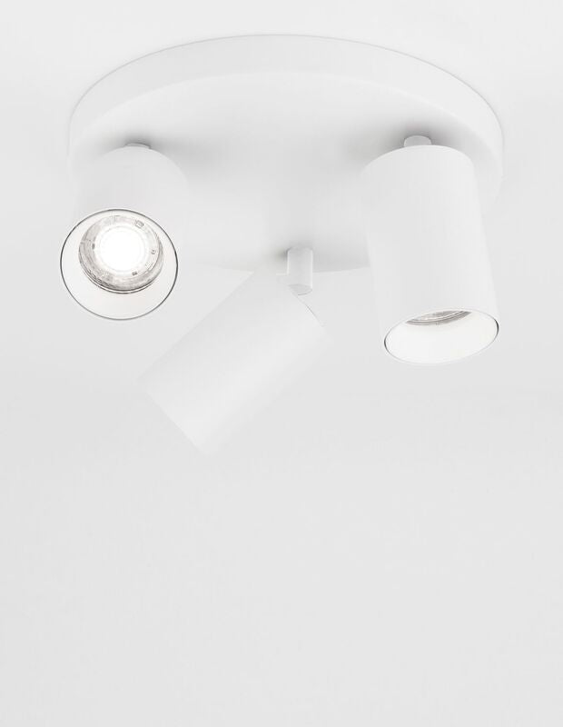 Nova Luce Deckenleuchte Deckenspot Lampe Weiß 3-flammig TOD GU10 LED dimmbar - 5212017422699