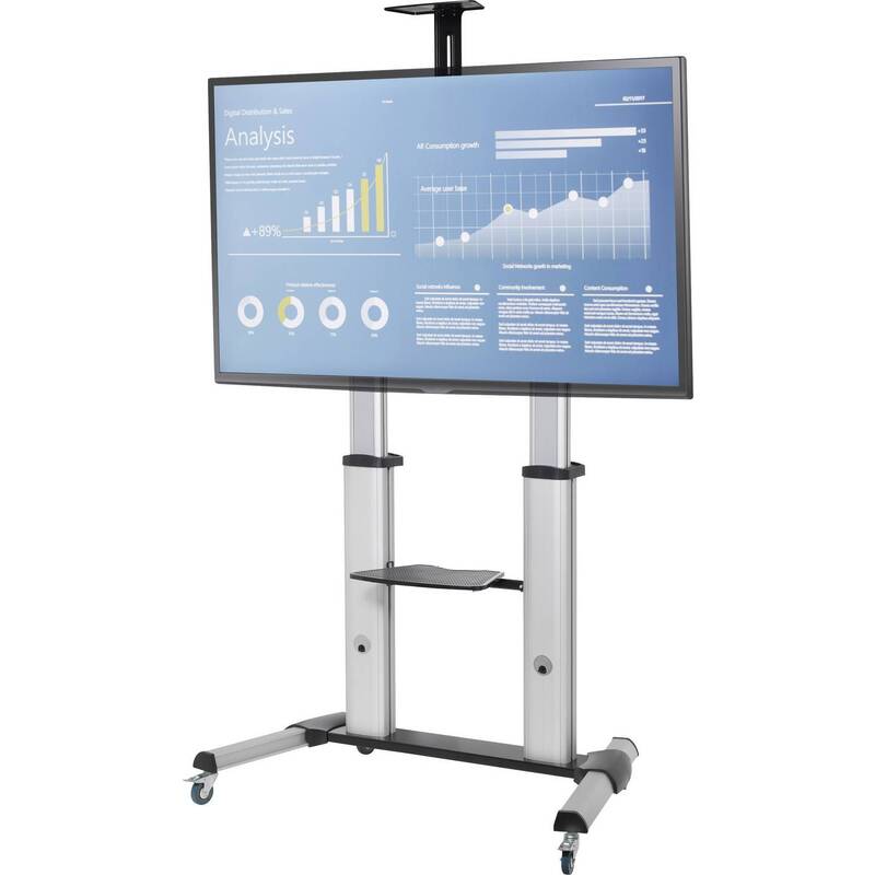 SpeaKa Professional PREM-LINE XXL TV-Rollwagen Fernsehhalterung TV-Halterung - 4053199525645