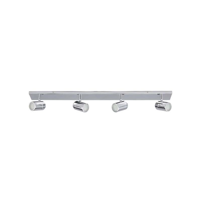 Lindby Deckenleuchte Lampe Dejan LED 4-flg dimmbar chrom IP44 85x9cm Badezimmer - 6291106550894