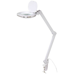 B-Ware Toolcraft LED Vergrößerungsleuchte 800lm dimmbar 1,75-fach mit Tischklemme
