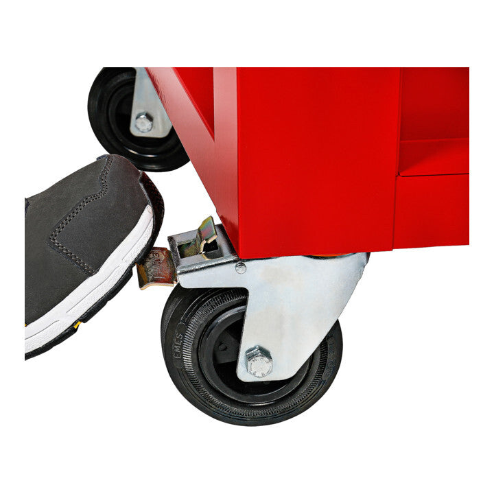 STIER Werkstattwagen leer Werkzeugwagen mit 7 Schubladen rot 884x696x490mm - 4260438995750