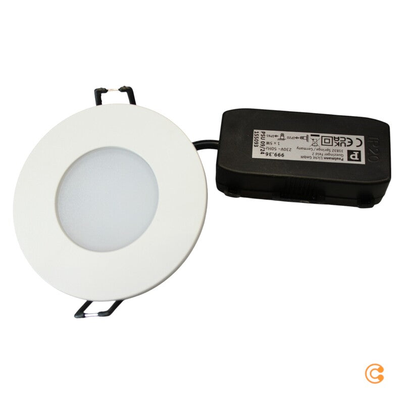 Paulmann Calla starr Deckenspot Deckenlampe Einbaulampe LED 5W weiß 3 STÜCK - 4000870999363