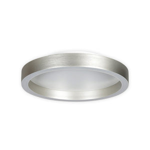 B-Ware Steinhauer Deckenlampe Ringlux LED Lampe dimmbar warmweiß Metall Ø30cm grau