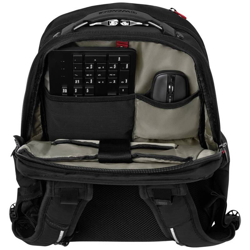 Wenger Notebook Rucksack Cosmic Schwarz 43,2cm Laptop 17 Zoll Rucksack Tasche - 7611160264213