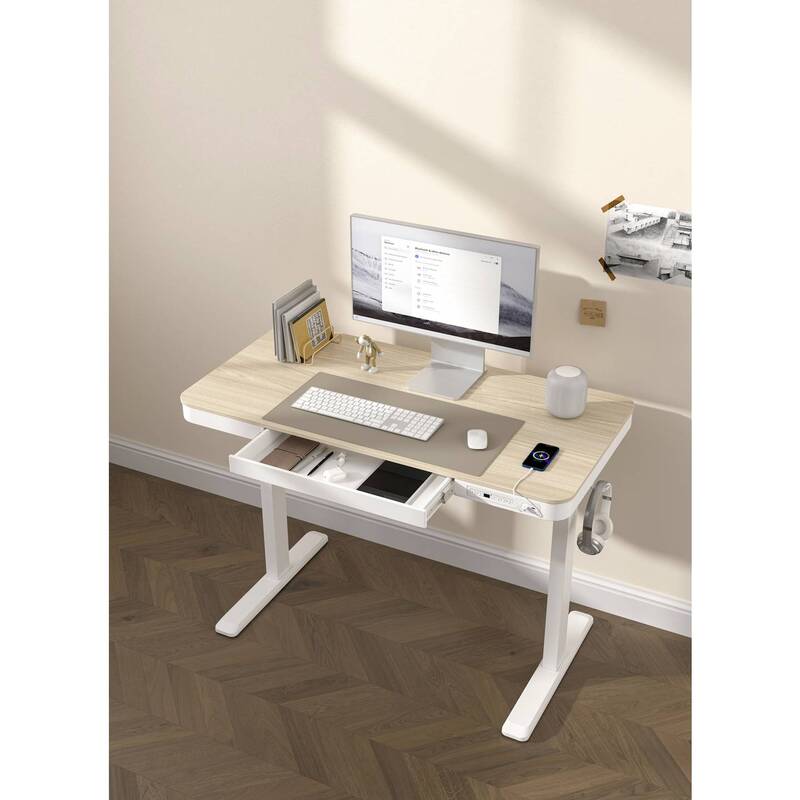 SpeaKa Professional Sitz/Steh-Schreibtisch elektrisch höhenverstellbar Bürotisch - 4064161314150