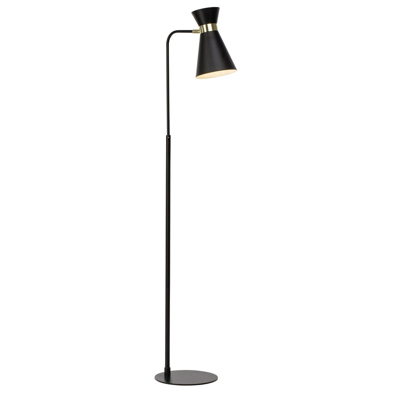 Brilliant Stehleuchte Goldy schwarz matt gold ausrichtbar 148,5 cm E27 - 4004353292118