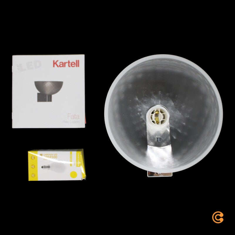 Kartell Wandleuchte Designer Leuchte Fata LED Lampe Piero Lissoni transparent - 8058967323207