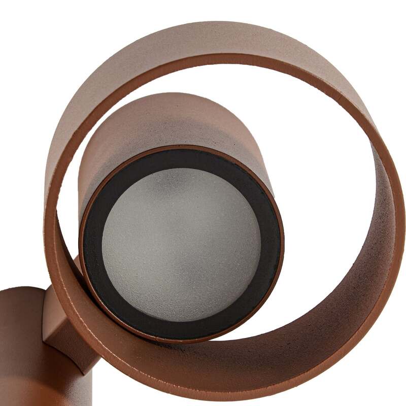 Lucande Wegeleuchte Gartenleuchte Lampe Elune LED Pollerleuchte braun IP44 77cm - 4255830907586