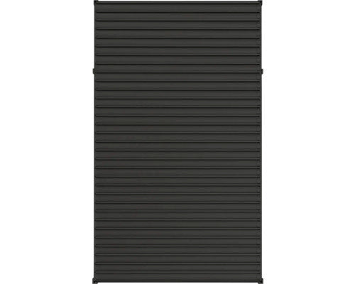 Konsta Einzelcarport Flachdach Stahlplatten anthrazit 300x500cm 8x8cm - 4306516776986