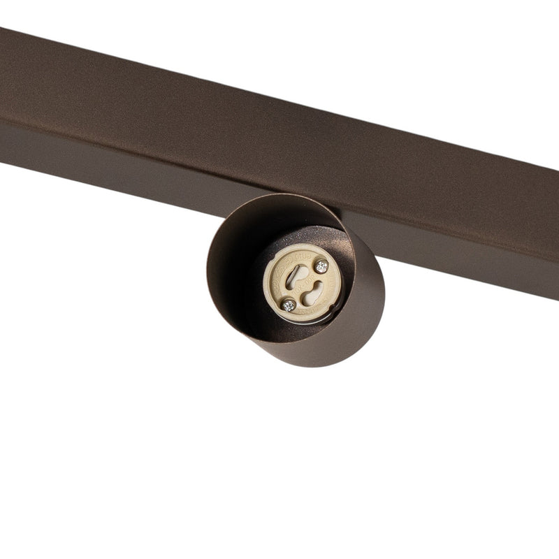 Deckenspot TK Lighting justierbar braun vierflammig 83 cm dimmbar GU10 - 5901780561826