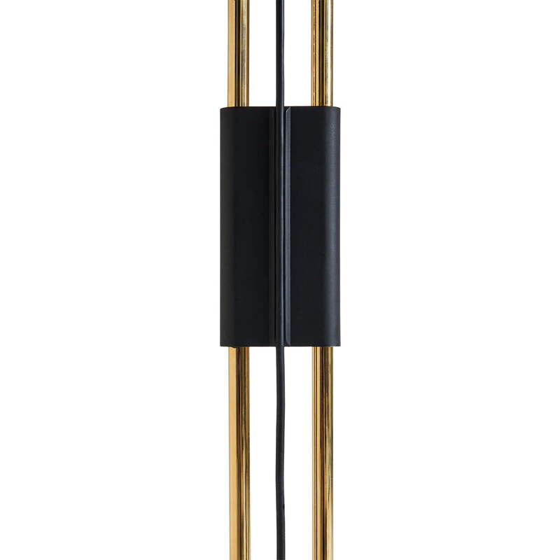 HAY Matin Stehleuchte Lampe LED gelb Baumwollschirm Messinggestell DEFEKTWARE - 5710441312932