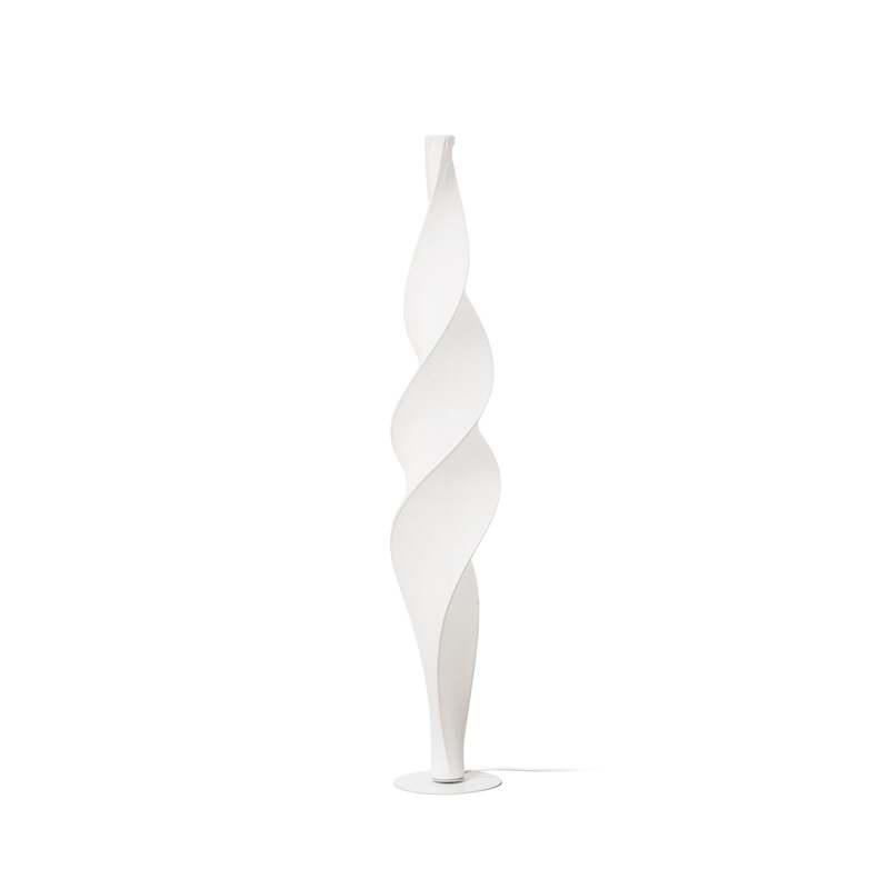 Lucande Stehleuchte Lampe Novelle LED dimmbar CCT 137cm weiß Kunststoff Stahl - 4255830904547