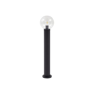 B-Ware Lindby Wegeleuchte Wegelampe Außenleuchte Dangan klar Glas Metall Höhe 90 cm