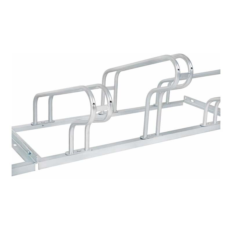 STIER Fahrradständer für 3 Räder verzinkt Stahl Bügelparker Ständer 1050 mm - 4251709616979