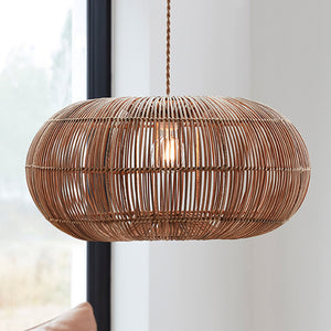 B-Ware PR Home Hängeleuchte Zuri LED Pendelleuchte Lampe dimmbar beige Ø61cm 40W