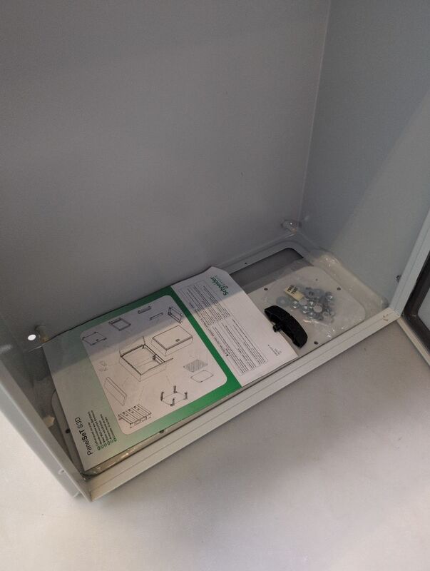 Schneider Electric Schaltschrank PanelSeT S3DB 500x600mm grau 1 Tür IP66 IK10 - 3606480159275