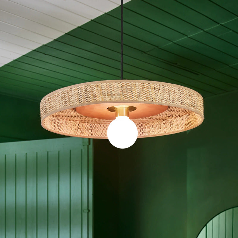 MARKET SET Hängeleuchte Pendelleuchte Portinatx Bast Keramik terracotta E27 LED - 3188000783899
