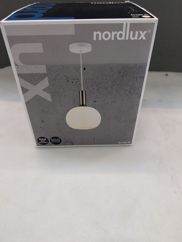 Nordlux Pendelleuchte Hängeleuchte Alton 25 E27 60W Lampe Opal 300cm Höhe 330mm - 5701581413887
