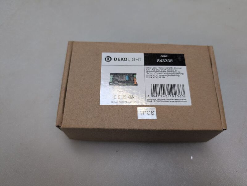 Deko Light LED-Dimmer 843336 Dimmer Lichtdimmer Schwarz 12V Energieeffizienz - 4042943192363