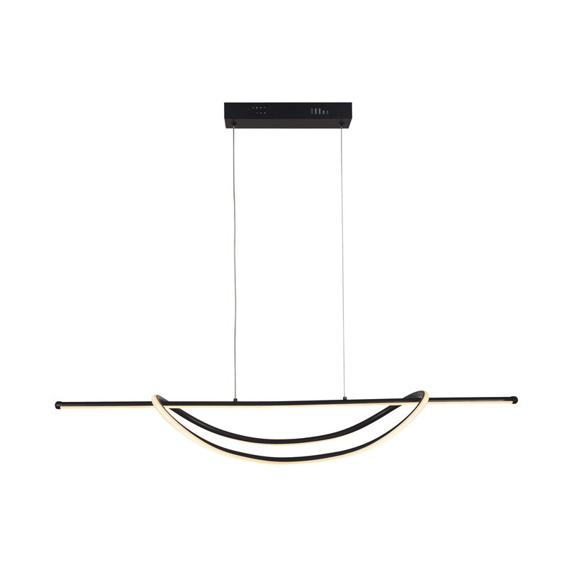 Milagro Lighting Hängeleuchte Pendelleuchte LED Lampe schwarz Metall Ambar - 5902693715849